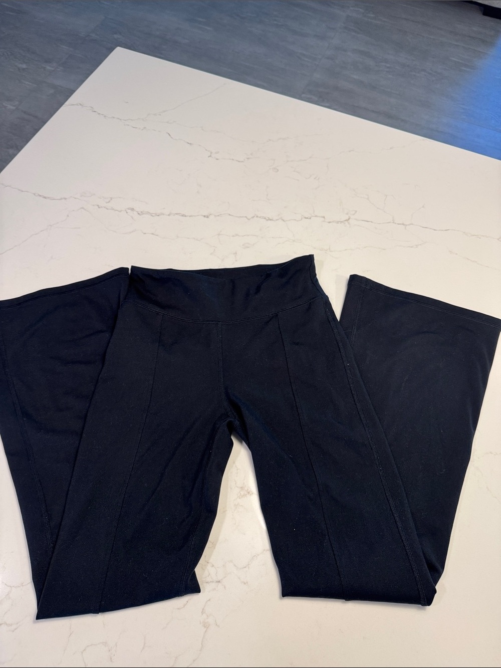Abercrombie Kids 11/12 Black Flared Yoga Pants